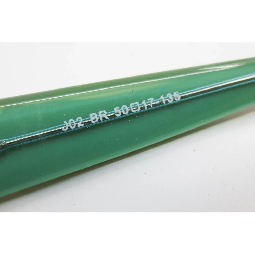 J02 BR Eyeglass Frames Brown Teal Green Rectangle Full Rim 50-17-135 37085